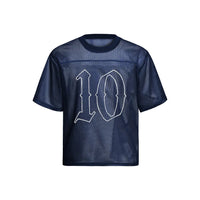 Mesh Short Sleeve Football Jersey — vista frontale