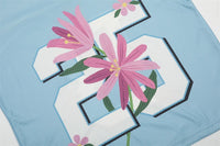 Mesh V Neck "Flower Print" Football Jersey — dettaglio