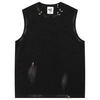 Metal Ring Tank Top Vest — vista frontale