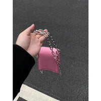 Mini Chain Cross Shoulder Handbag — vista frontale