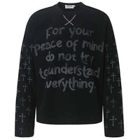 "Minimal Memory" Graphic Long Sleeve Top — vista posteriore