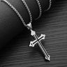 Y2K Minimalist Cross Pendant Necklace