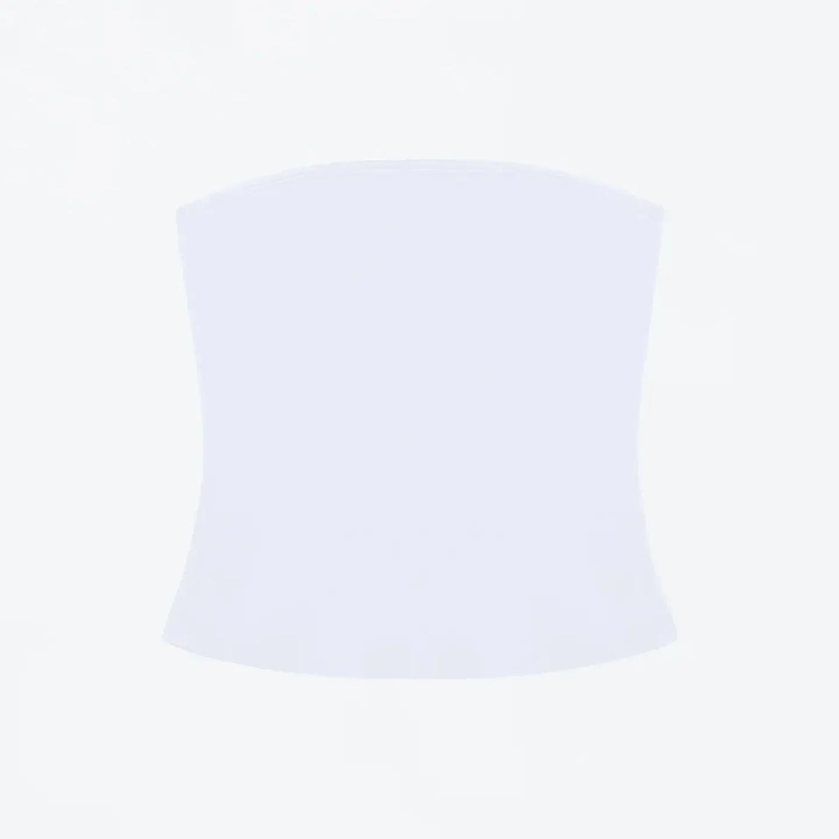 Minimalist Essentials Bandeau Tube Top — dettaglio della stampa