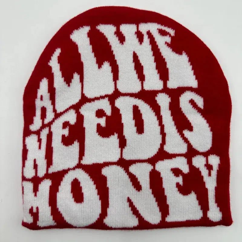 Money Beanie Hat — dettaglio della stampa