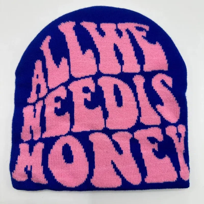 Money Beanie Hat — dettaglio del tessuto