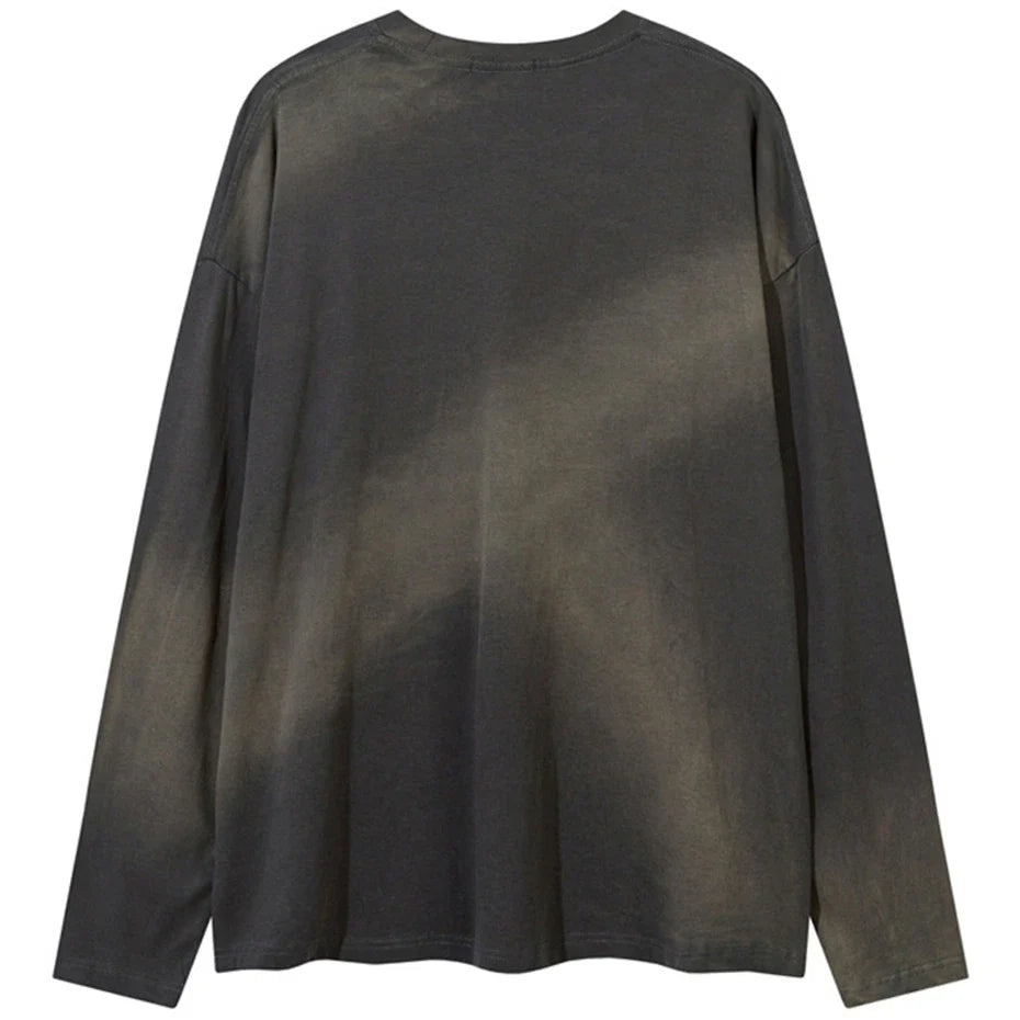 Morphed Graphic Long Sleeve Top — dettaglio