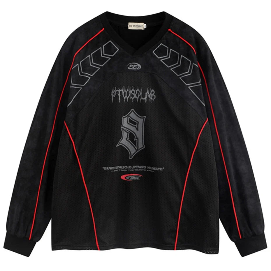 Moto Long Sleeve Top — vista frontale