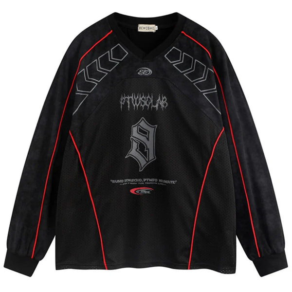 Moto Long Sleeve Top — vista frontale