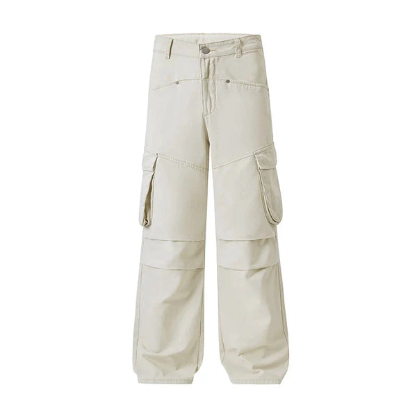 Multi Pocket Baggy Cargo Trousers — vista frontale