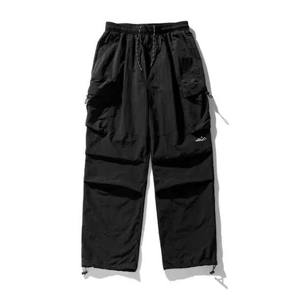 Multi Pocket Parachute Cargo Trousers — vista frontale