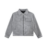 Y2K Multi Pocket Suede Cargo Zip Up Jacket