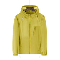 Multi Zip Lightweight Windbreaker Jacket Coat — dettaglio della stampa