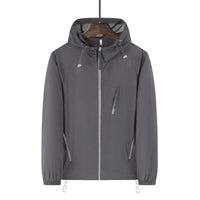 Multi Zip Lightweight Windbreaker Jacket Coat — in alternativa