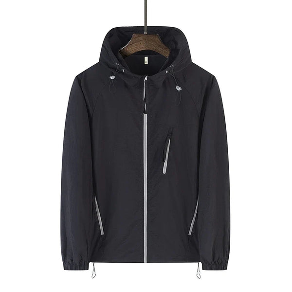 Y2K Multi Zip Lightweight Windbreaker Jacket Coat