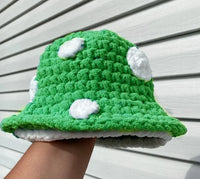 Mushroom Knit Bucket Hat — dettaglio della stampa