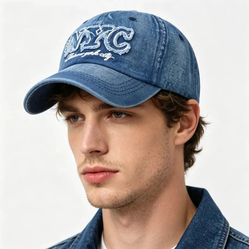 NYC Letter Embroidered Baseball Cao — in alternativa