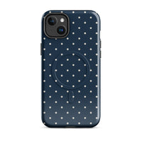 Navy Polka Dot MagSafe Case — dettaglio