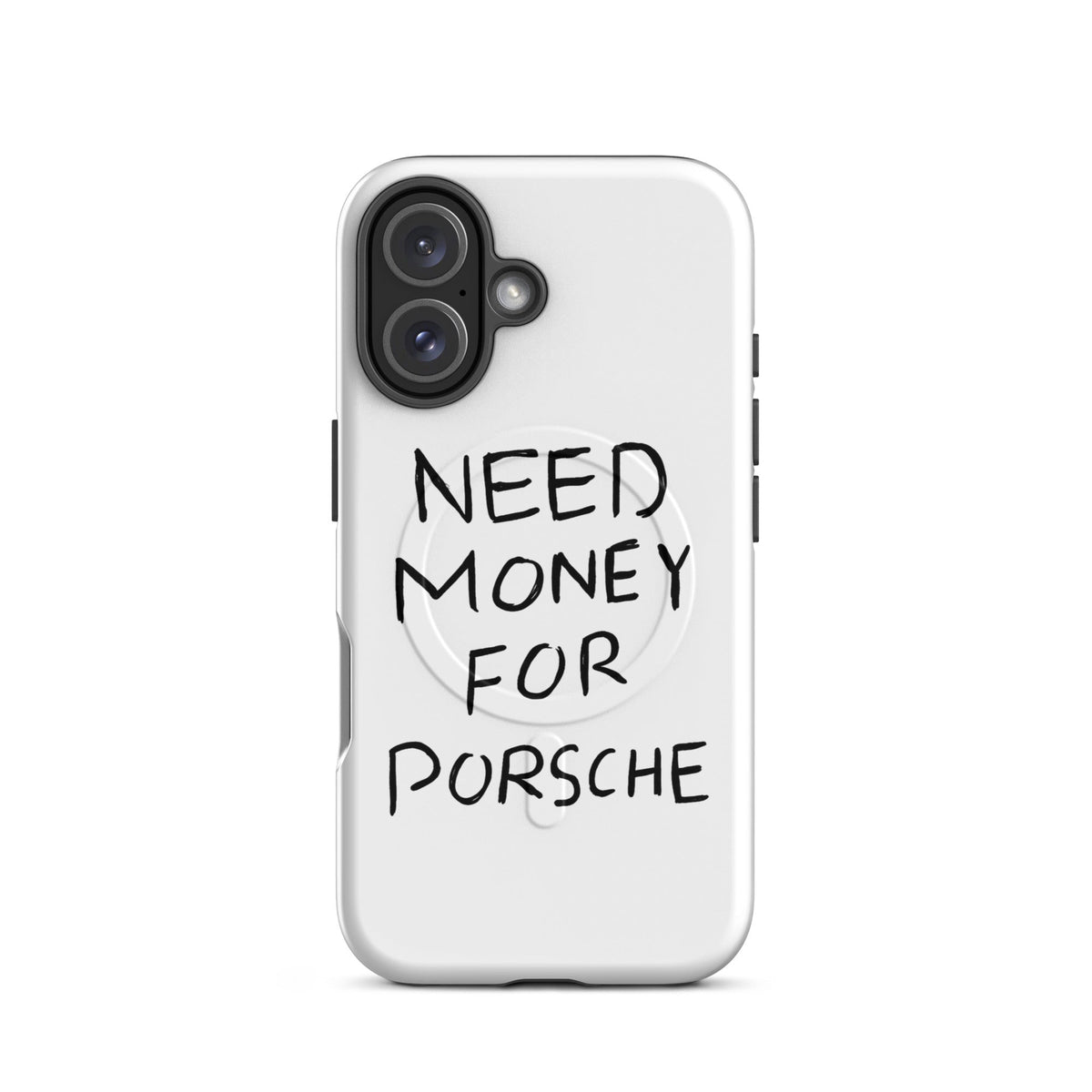 Need Money For Porsche MagSafe Case — vista posteriore