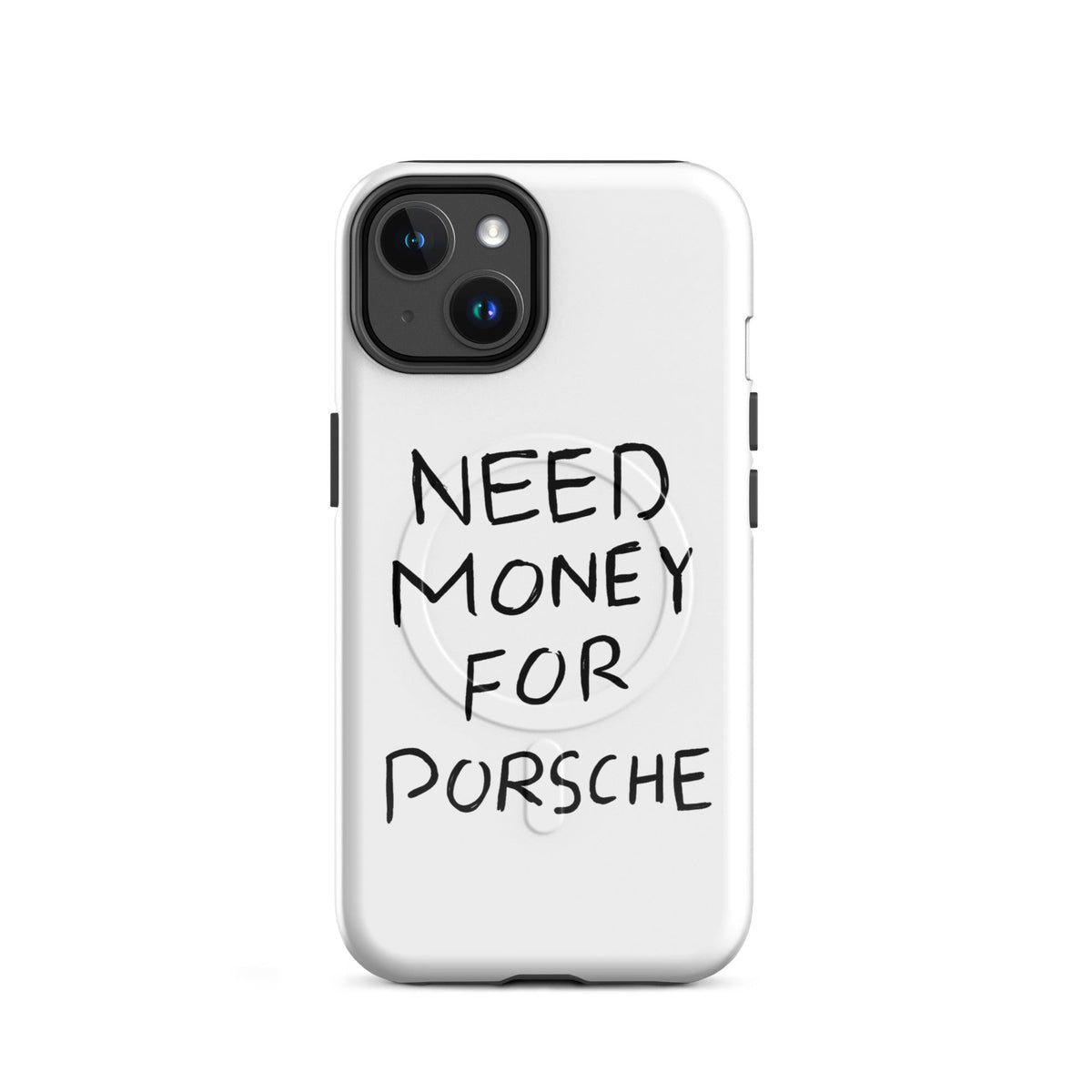 Need Money For Porsche MagSafe Case — vista frontale