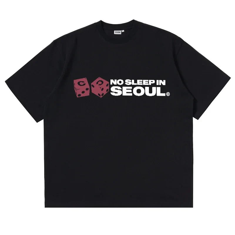 No Sleep In Seoul Graphic T Shirt — in alternativa