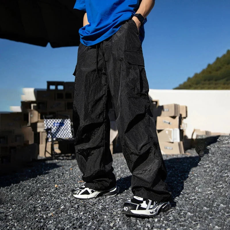Nylon Parachute Trackies — dettaglio del tessuto