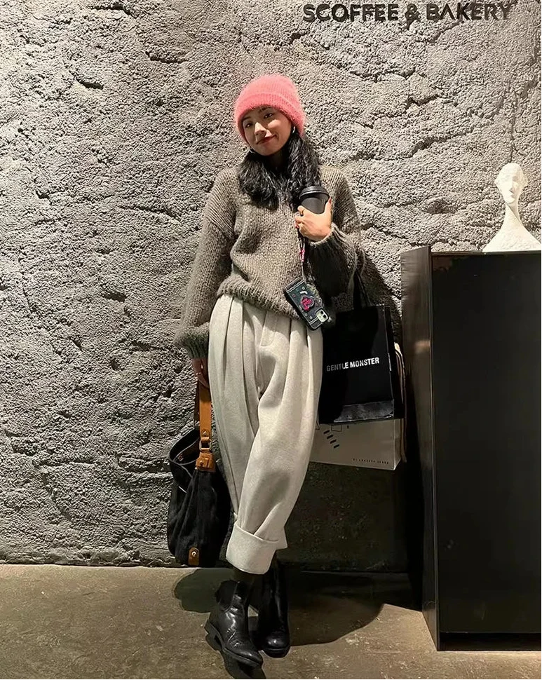 Old Money High Waist Sweatpants Style Joggers Trousers — in alternativa
