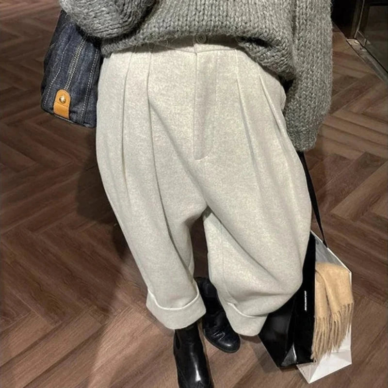 Old Money High Waist Sweatpants Style Joggers Trousers — dettaglio