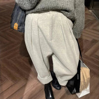 Old Money High Waist Sweatpants Style Joggers Trousers — dettaglio