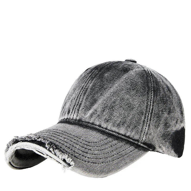 Old Wash Distressed Vintage Baseball Cap — dettaglio della stampa