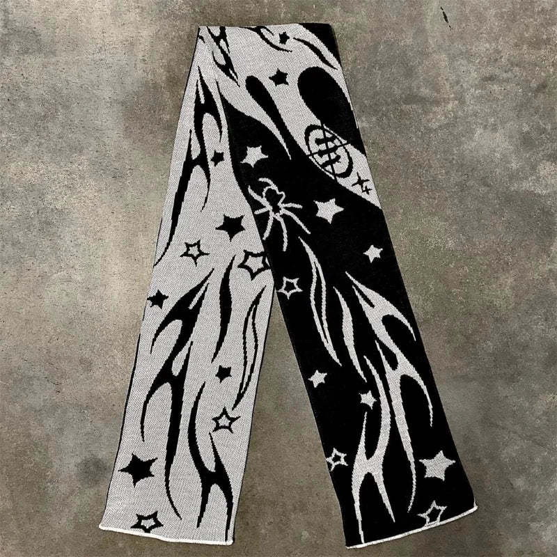 Omnipotent Star Knitted Shawl Scarf — dettaglio
