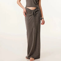 Origin 275gsm Essentials Maxi Skirt — vista frontale
