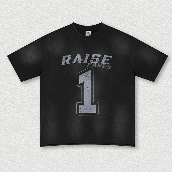 Origin 285gsm "Raise 1" Essentials Graphic T shirt — vista frontale
