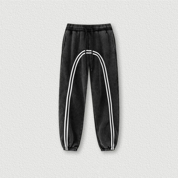 Origin 332gsm Washed Ribbon Essential Joggers — vista frontale