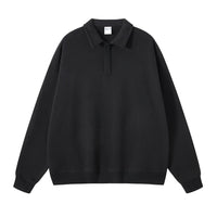 Origin 340gsm Essentials Collared Jumper — dettaglio della stampa