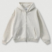 Origin 345gsm Boxy Fit Zip Up Hoodie — dettaglio del tessuto