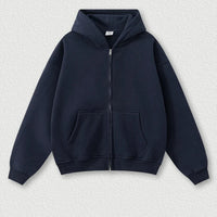 Origin 345gsm Boxy Fit Zip Up Hoodie — vista completa