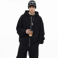 Origin 345gsm Boxy Fit Zip Up Hoodie — vista frontale