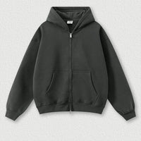 Origin 345gsm Boxy Fit Zip Up Hoodie — in alternativa
