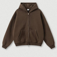 Origin 345gsm Boxy Fit Zip Up Hoodie — vista posteriore