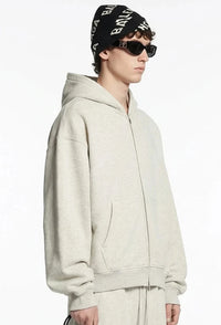 Origin 345gsm Boxy Fit Zip Up Hoodie — vista posteriore