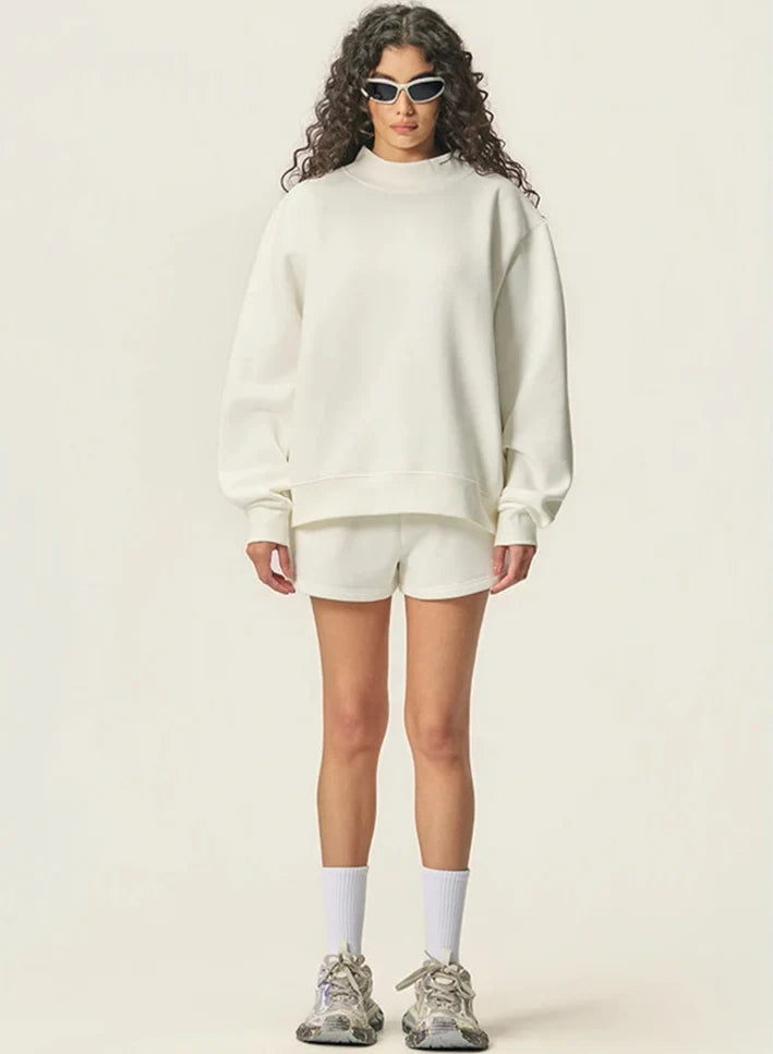 Origin 350gsm Boyfriend Fit Essentials Jumper — dettaglio della stampa