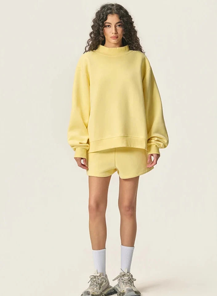Origin 350gsm Boyfriend Fit Essentials Jumper — vista laterale