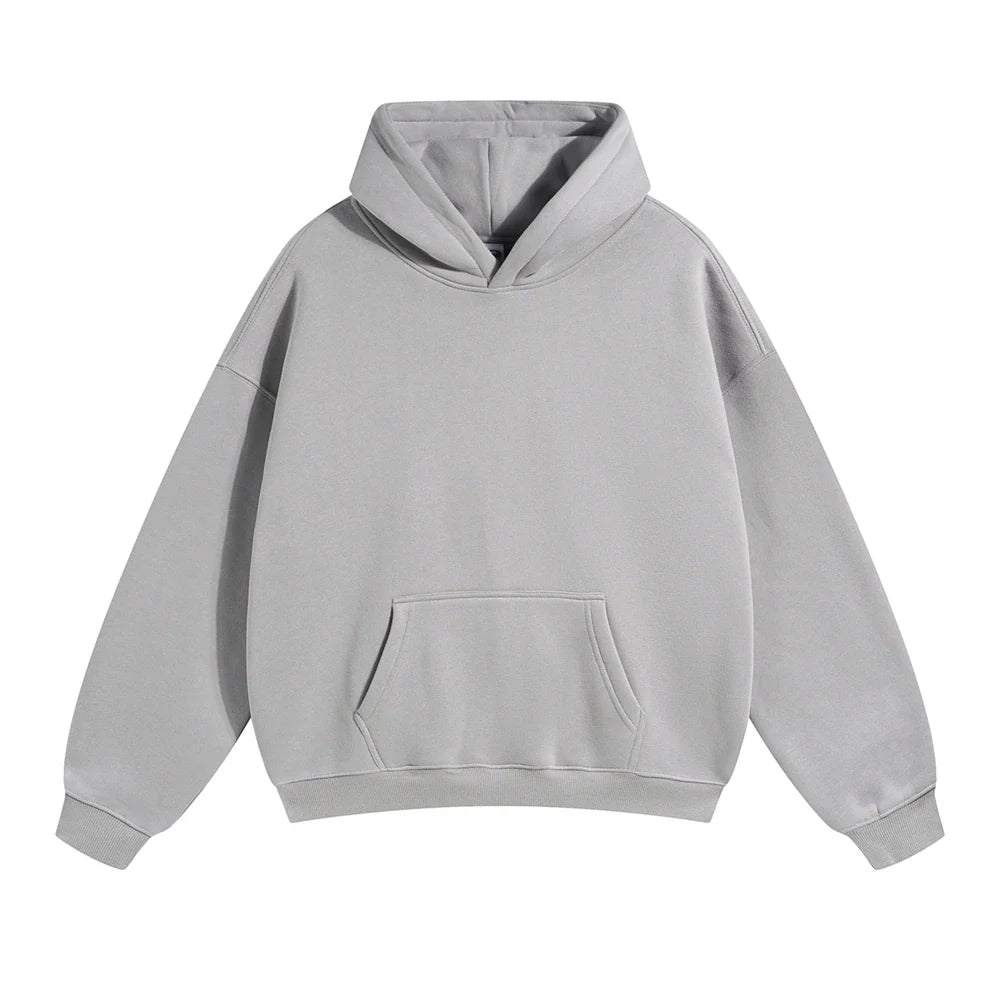 Y2K Origin 350gsm Essentials Plain Baggy Hoodie