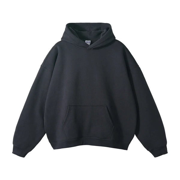 Origin 350gsm Essentials Plain Baggy Hoodie — vista frontale
