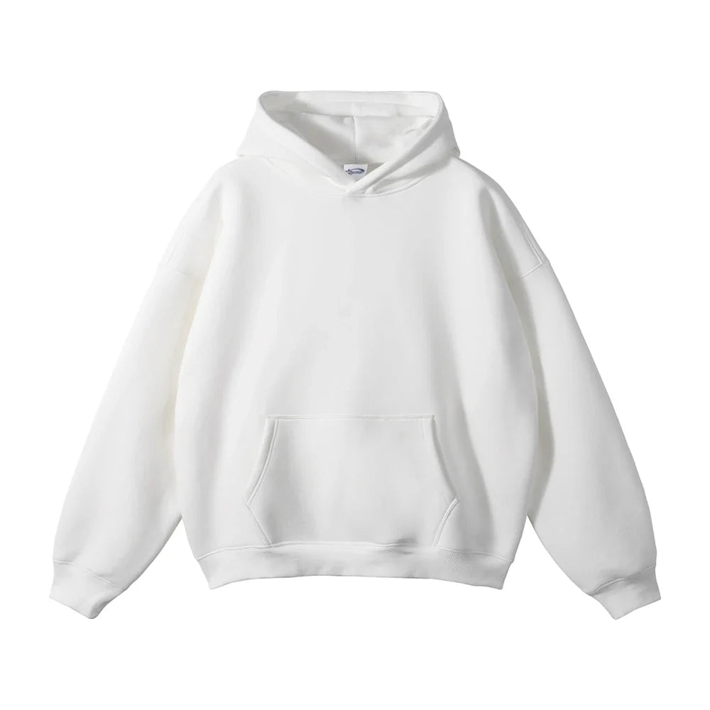 Origin 350gsm Essentials Plain Baggy Hoodie — vista posteriore