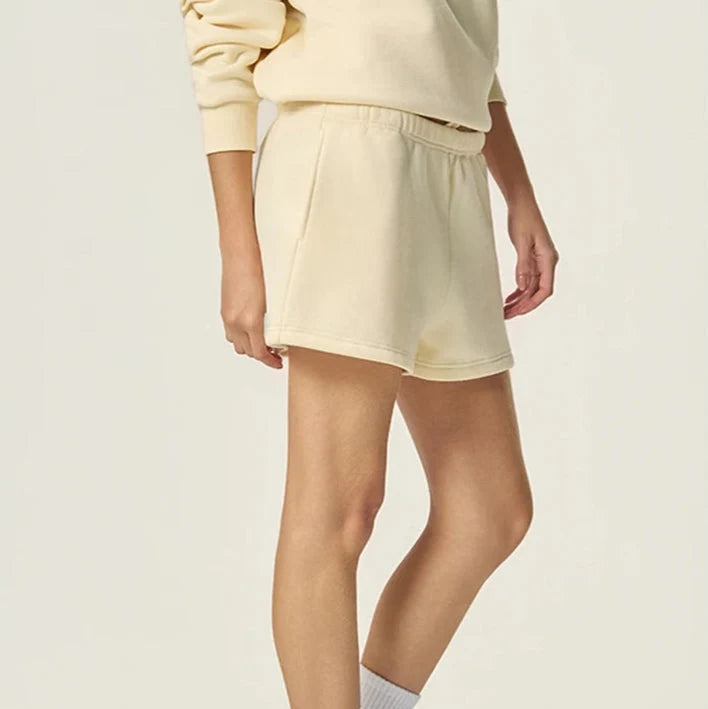 Origin 350gsm Mini Essentials Shorts — dettaglio del tessuto