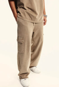 Origin 358gsm Essentials Cotton Cargo Trousers — vista laterale
