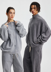 Origin 430gsm Essentials Track Jacket — vista laterale