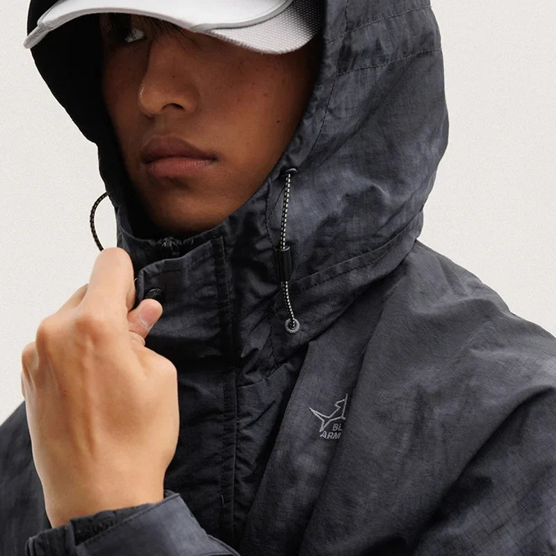 Outdoor Lightweight Windbreaker Rain Jacket — vista frontale