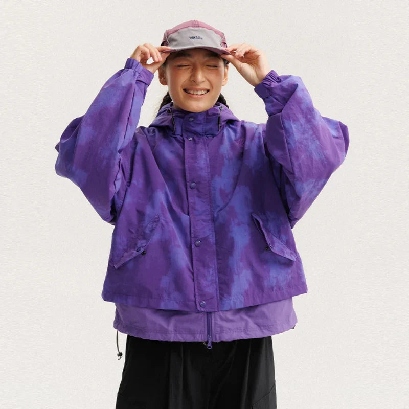 Outdoor Lightweight Windbreaker Rain Jacket — vista laterale